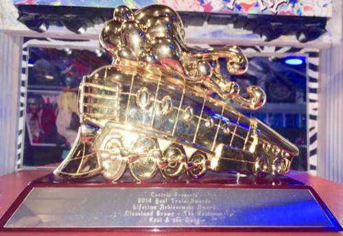 Soul Train Lifetime Achievement Award trophy