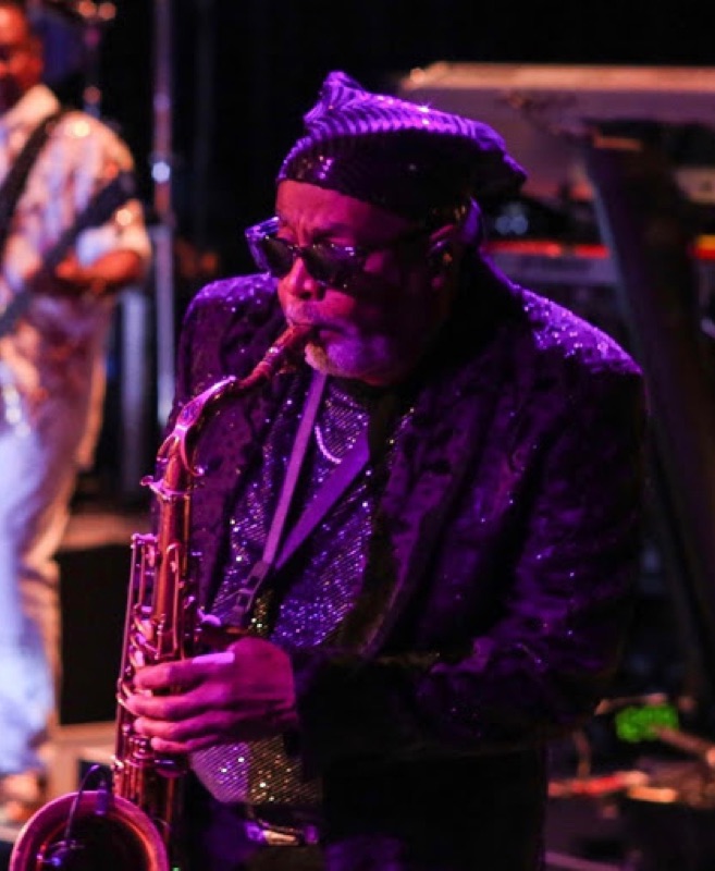 Ronald Bell with his saxophone