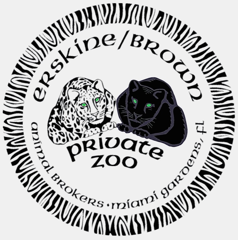 Erskine / Brown Private Zoo — The Janet Jackson Zoological Center, animal brokers, Miami Gardens, FL